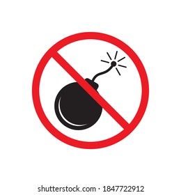 Bomb Icon Vector Illustration Design