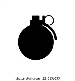 Bomb icon, vector illustration. Flat design style. bomb icon vector illustration isolated on white background, bomb icon eps. bomb icon graphic design vector symbol.