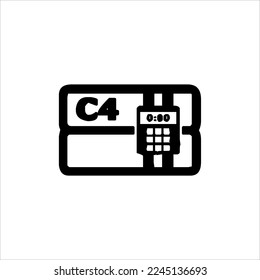 Bomb icon, vector illustration. Flat design style. bomb icon vector illustration isolated on white background, bomb icon eps. bomb icon graphic design vector symbol.