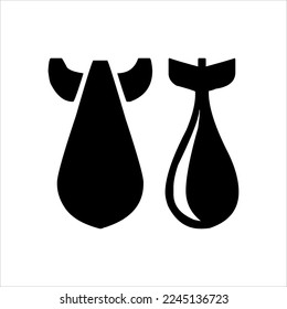 Bombensymbol, Vektorgrafik. Flaches Design. Bombensymbol, Vektorgrafik einzeln auf weißem Hintergrund, Bombensymbol eps. bomb-Symbol Grafik Design Vektorsymbol.