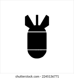 Bomb icon, vector illustration. Flat design style. bomb icon vector illustration isolated on white background, bomb icon eps. bomb icon graphic design vector symbol.