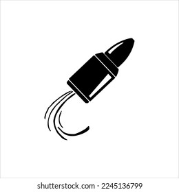 Icono de bomba, ilustración vectorial. Diseño plano. Icono de bomba ilustración vectorial aislada en fondo blanco, pasos de icono de bomba. símbolo vector de diseño gráfico de icono de bomba.