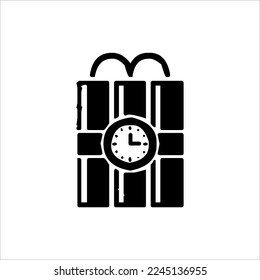 Bomb icon, vector illustration. Flat design style. bomb icon vector illustration isolated on white background, bomb icon eps. bomb icon graphic design vector symbol.
