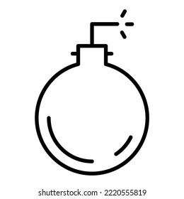 Bomb icon vector image. Can also be used for web apps, mobile apps and print media.