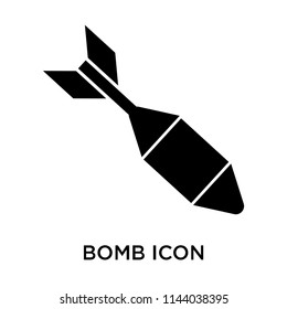 Bomb icon vector isolated on white background for your web and mobile app design, Bomb logo concept