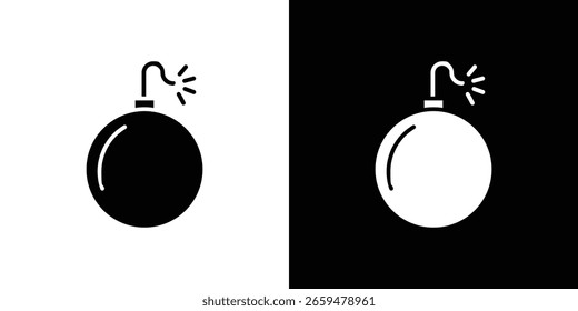Gráficos escalables de Vector de icono de bomba