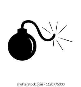 Bomb icon , vector sign design