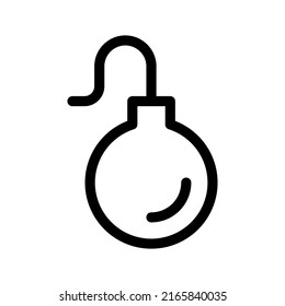Icono de bomba Ilustración de diseño del símbolo del vector