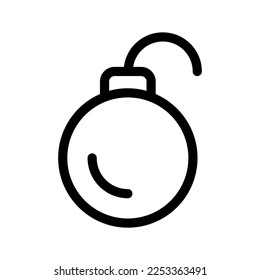 Bomb Icon Vector Symbol Design Illustration