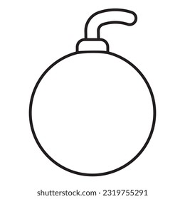 bomb icon vector template illustration logo design