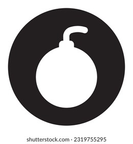 bomb icon vector template illustration logo design
