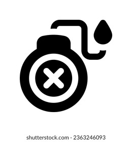 icono de la bomba. icono vector para tu sitio web, móvil, presentación y diseño de logotipo.