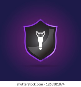 bomb icon. war sign