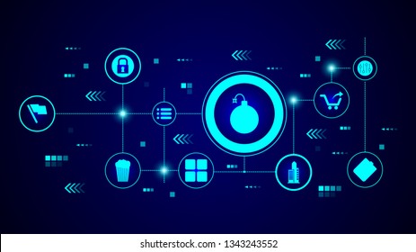 bomb icon. From Web set