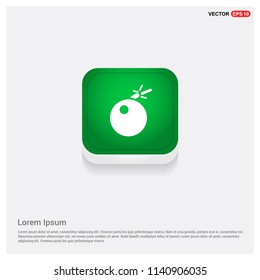 BOMB iconGreen Web Button - Free vector icon
