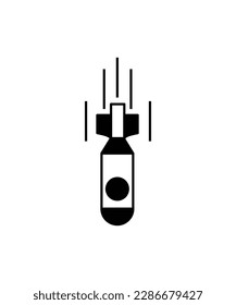 icono de la bomba,mejor icono plano del vector.