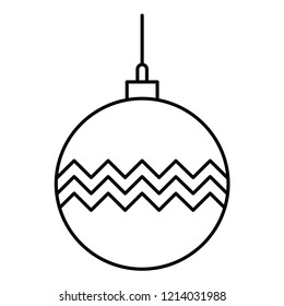 Bomb line icon
