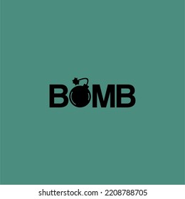 diseño del logotipo de la bomba, logotipo y logotipo del vector