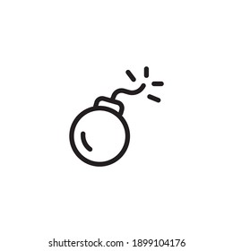 Ilustración de un icono de línea delgada simple
