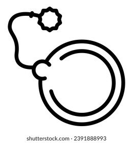 Vector de contorno de icono de habilidades de bomba. Psicología del estrés. Soporte terapéutico