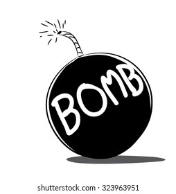 Vector Bomb Stock Vector (royalty Free) 54595855 