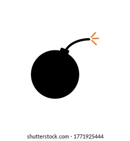 bomb vector design template illustration