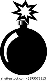 bomb vector file logo design