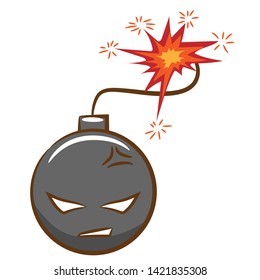 bomb vector graphic design clipart