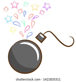 bomb vector graphic design clipart