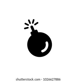 Bomb vector icon.