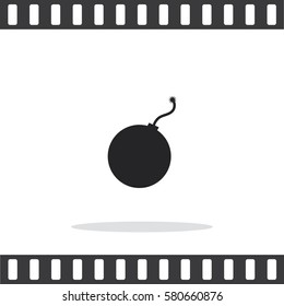 Bomb Vector Icon.