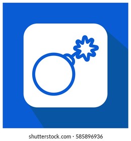 Bomb vector icon