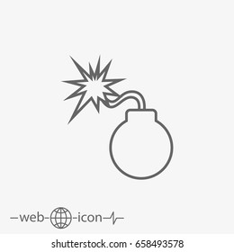 Bomb Vector Icon