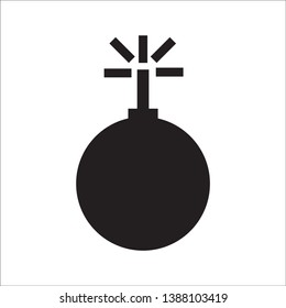 Bomb vector icon graphic design