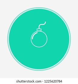 Bomb vector icon sign symbol