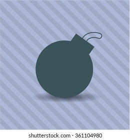 Bombenvektorsymbol oder -symbol