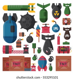 Bomb vector illustration.
