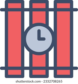 bomb vector illustration isolated on a transparent background. color vector icons for concept or web graphics.