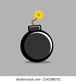 Bomb, Vektorgrafik. Geeignet für alle Inhalte über Verkaufsexplosionen, Rabatte, Angebote, etc.