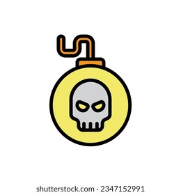 Bomb-Virus-Symbol, Vektorgrafik