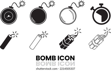 Bombe und Kriegssymbol für die Armee
