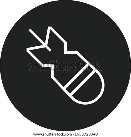 Bomb Weapon Nuke Outline Icon