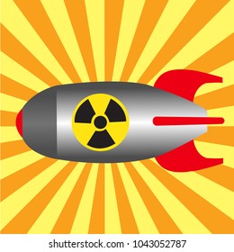 bomb yellow and orange background