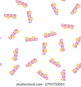 bombard weapon vector seamless pattern bombard weapon sign illustration