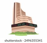 Bombay stock exchange BSE building Indian stock exchange