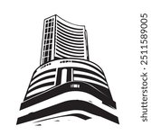 Bombay stock exchange icon, Mumbai, India