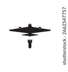 bomber icon, vector best flat icon.