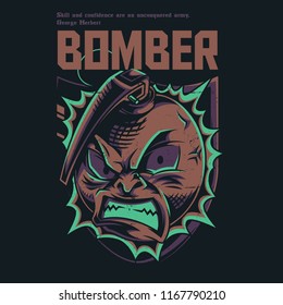 The Bomber Illustration