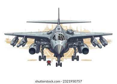 Bombers are aircraft designed to carry and deliver military helicopter isolated on white background.