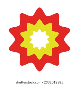 Bombing and shooting icon. Explosion icon. Vector.